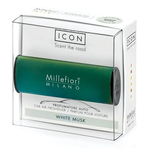 Millefiori Milano Vůně do auta Icon Classic White Musk 47 g