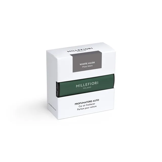 Millefiori Milano Vůně do auta Icon Classic White Musk Car Air Freshener 47 g