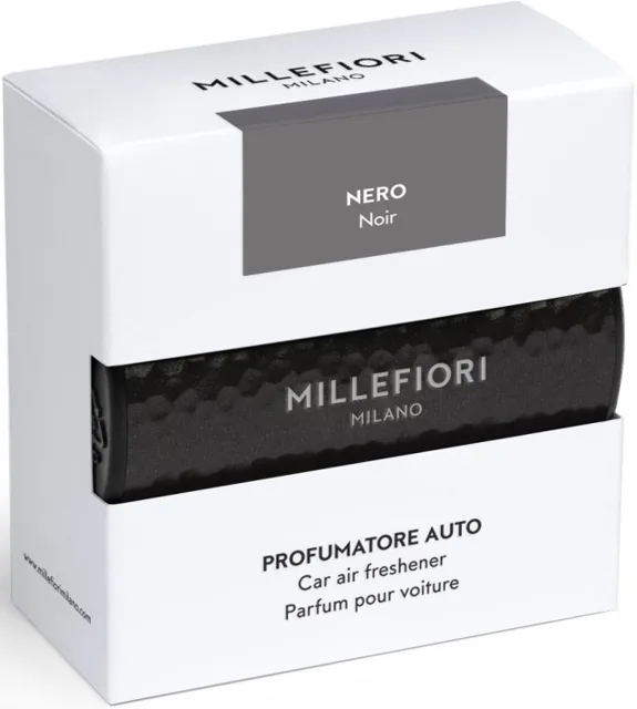 Millefiori Milano Vůně do auta Metal Shades Nero - černá