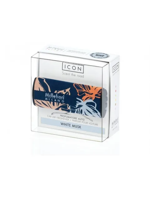 Millefiori Milano Vůně do auta Textil Floral White Musk 47 g
