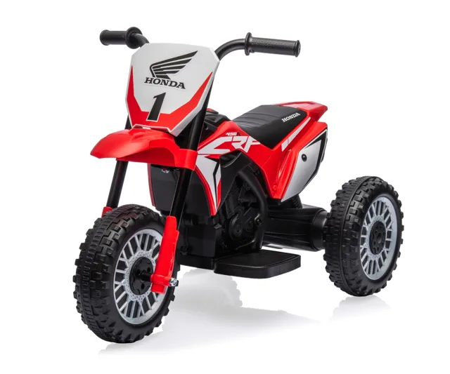 Milly Mally Dětská elektrická motorka Honda CRF450R tříkolka 6V - červená