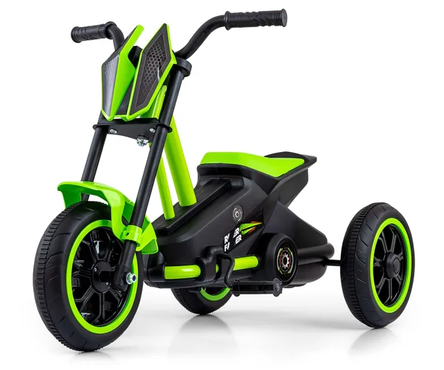 Milly Mally Dětská motokára RIDER – šlapací gokart, 3+, nosnost 30 kg - zelená