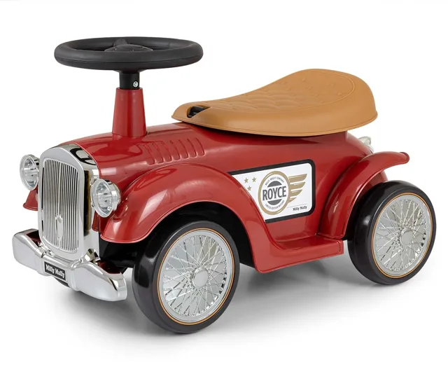 Milly Mally Jezdítko, odrážedlo retro Royce, tmavá vínová