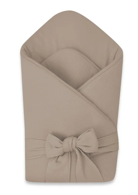 Miminu Luxusní zavinovačka SOFT pro miminko 75x75 cm - mokka