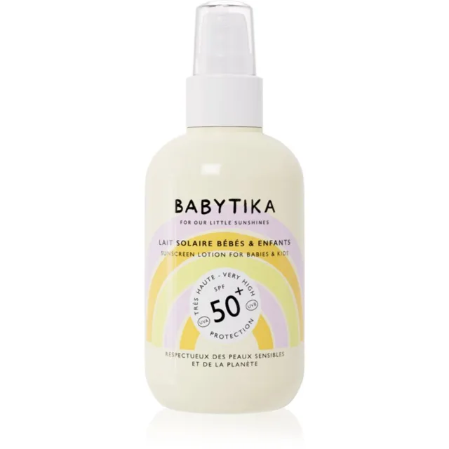 Mimitika Babytika Sunscreen Lotion SPF 50+ dětské mléko na opalování ve spreji SPF 50+ 190 ml