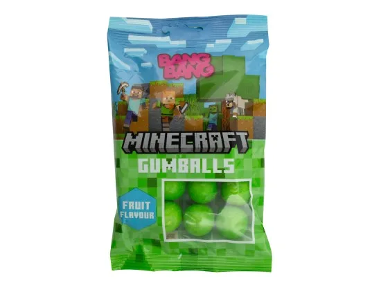 Minecraft Gum Balls žvýkačky s ovocnou příchutí 80 g