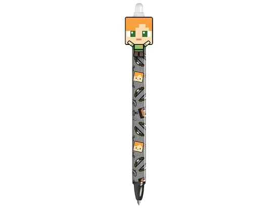 Minecraft gumovací pero - mix variant 1 ks