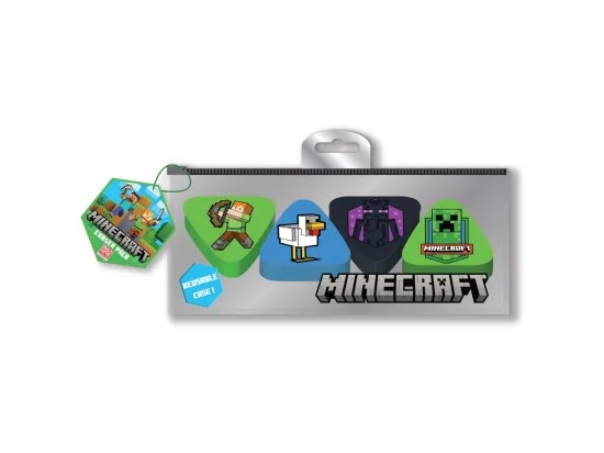 Minecraft set gum 4 ks