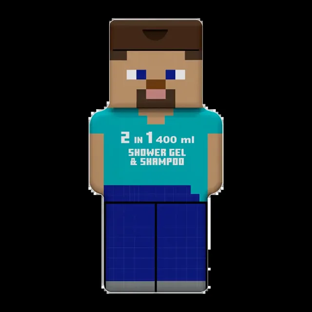 Minecraft Sprchový gel a šampon 2D Minecraft 400 ml