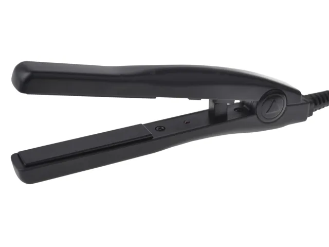 Mini žehlička na vlasy Cera Flat Iron - 15 cm, černá (24000) + dárek zdarma