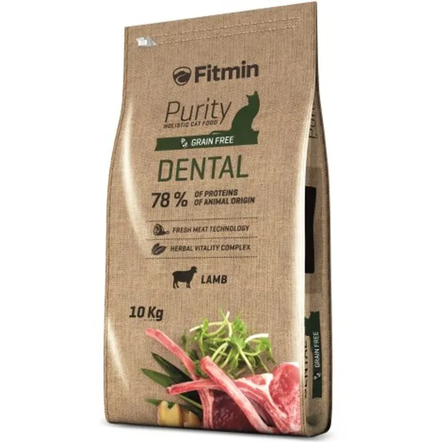 Minimální trvanlivost do 10.6. 2026: Fitmin Cat Purity Dental 10 kg | P59728