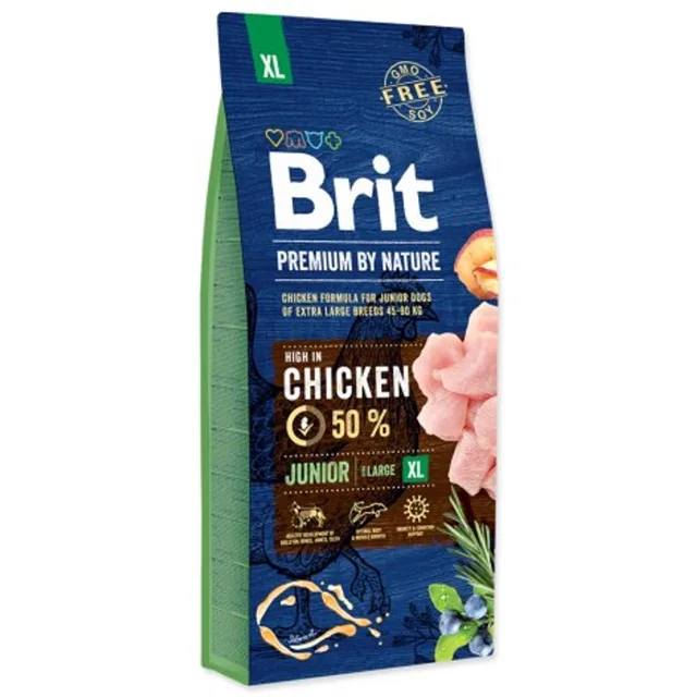Minimální trvanlivost do 22.4. 2026: Brit Premium by Nature Junior XL 15 kg | P59335