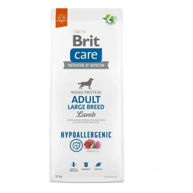 Minimální trvanlivost do 22.7. 2026: Brit Care Dog Hypoallergenic Adult Large Breed Lamb 12 kg | P59641