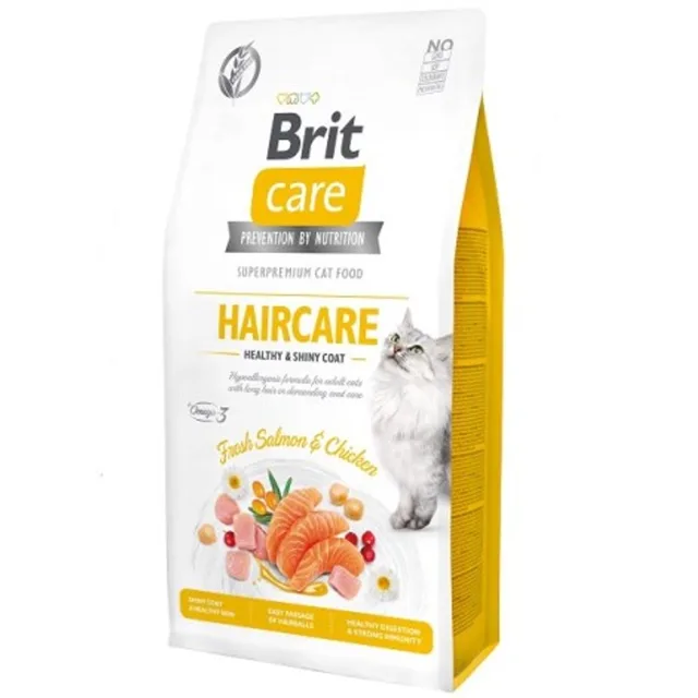 Minimální trvanlivost do 23.7. 2026: Brit Care Cat Grain-Free Haircare Healthy & Shiny Coat 7 kg | P59671