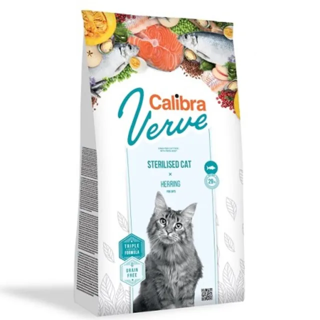 Minimální trvanlivost do 27.2. 2026: Calibra Cat Verve GF Sterilised Herring 3,5 kg | P59343