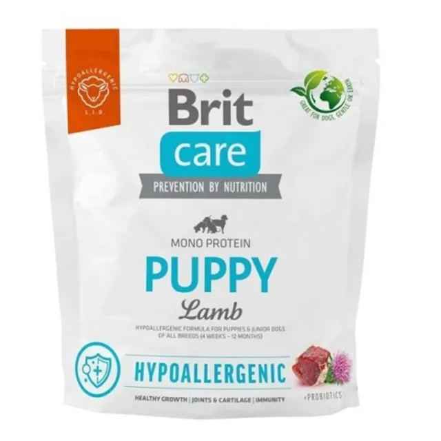 Minimální trvanlivost do 27.7. 2026: Brit Care Dog Hypoallergenic Puppy Lamb 1 kg | P59649