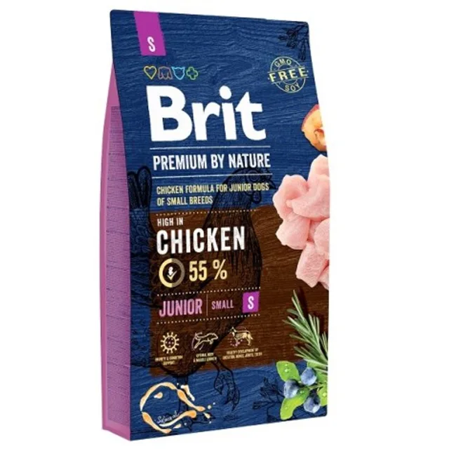 Minimální trvanlivost do 31.7. 2026: Brit Premium by Nature Junior S 8 kg | P59732