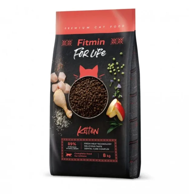 Minimální trvanlivost do 4.6. 2026: Fitmin Cat For Life Kitten 8 kg | P59661