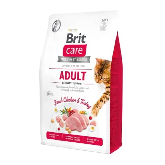 Minimální trvanlivost do 6.6. 2026: Brit Care Cat Grain-Free Adult Activity Support 2 kg | P59647