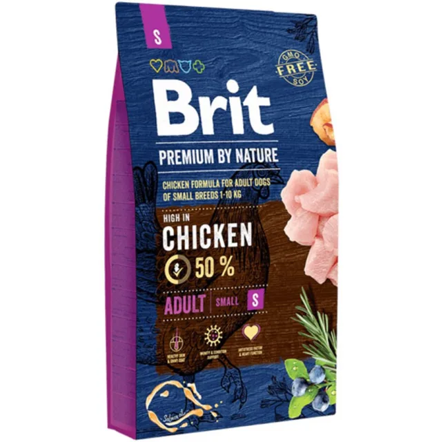 Minimální trvanlivost do 7.7. 2026: Brit Premium by Nature Adult S 8 kg | P59731