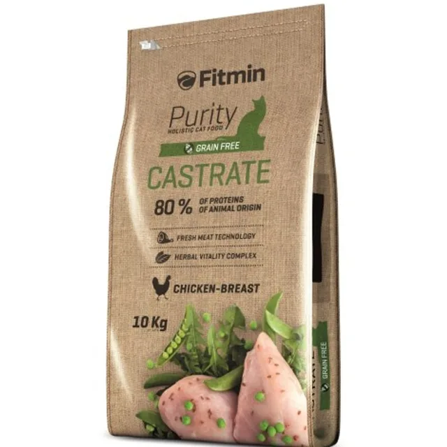 Minimální trvanlivost do 9.6. 2026: Fitmin Cat Purity Castrate 10 kg | P59730