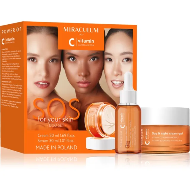 Miraculum SOS For your skin Astaplankton Set dárková sada na obličej 2 ks