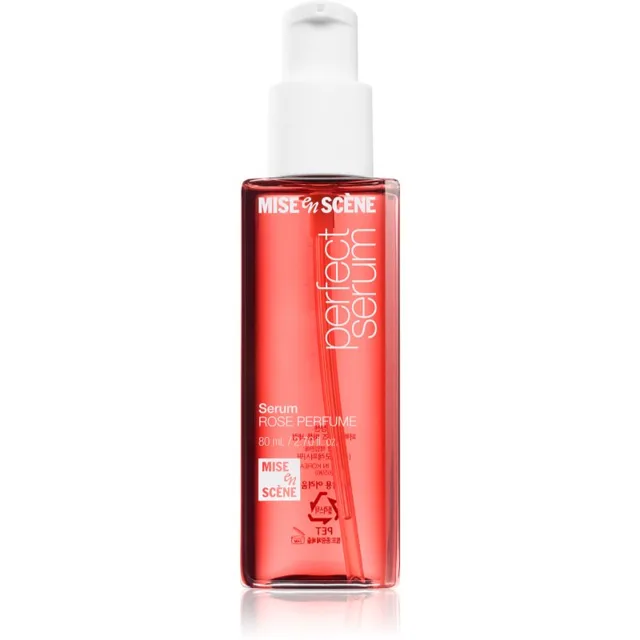 mise en scene Perfect Serum Rose Parfume obnovující vlasové sérum s vůní květin pro ženy 80 ml