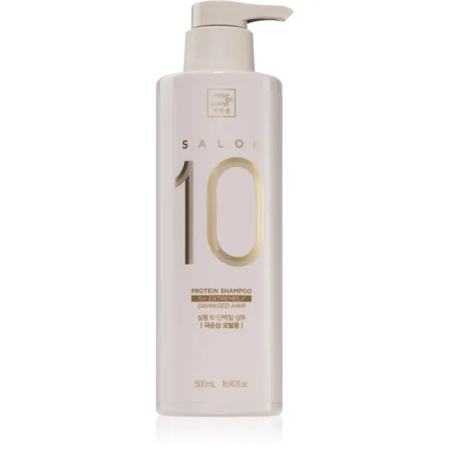 mise en scene Salon 10 Protein Shampoo For Extremely Damaged Hair proteinový šampon pro extrémně poškozené vlasy 500 ml