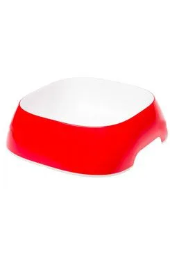 Miska plast Glam large 1,2l červená FP