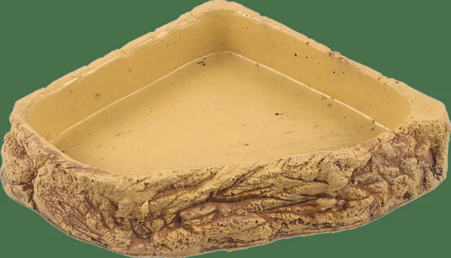 Miska Repti Planet terarijní rohová světlá 19,5×19×4,5cm