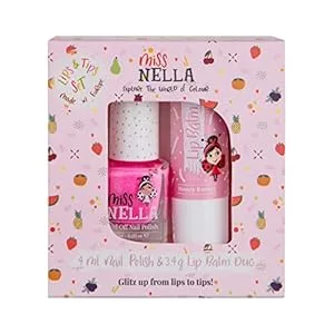 MISS NELLA Lak na nehty (4ml) + balzám na rty (3.4g)