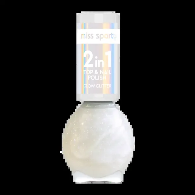 miss sporty Lak na nehty Glow Glitter 50