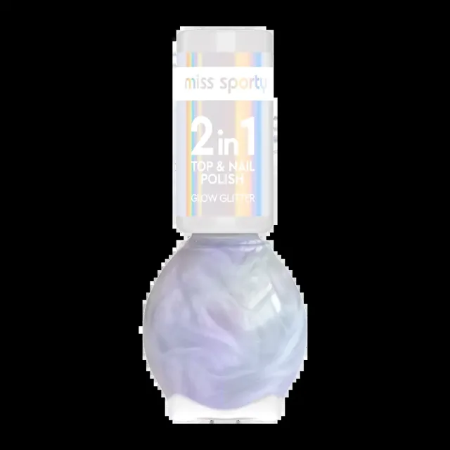 miss sporty Lak na nehty Glow Glitter 60