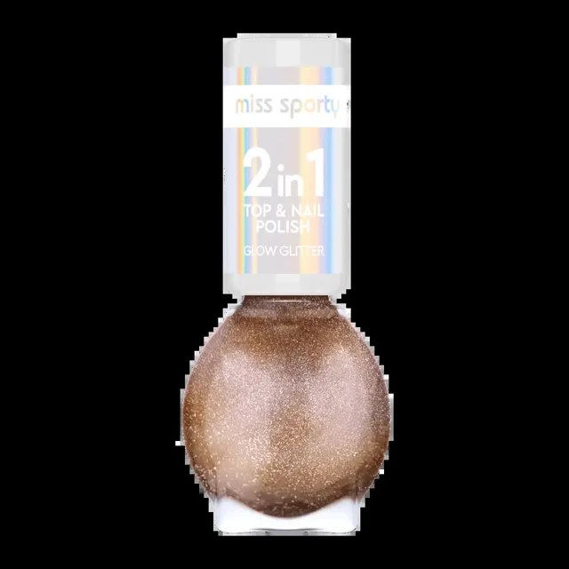 miss sporty Lak na nehty Glow Glitter 80