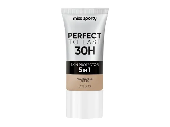Miss Sporty Last Skin Protector make-up 5v1 30 Cold