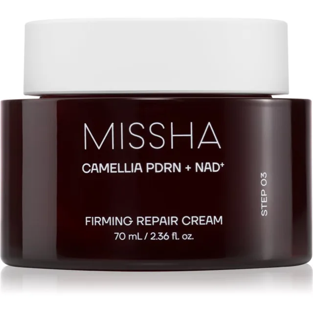 Missha Camellia PDRN NAD+ Firming Repair Cream regenerační pleťový krém se zpevňujícím účinkem 70 g