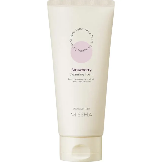 Missha Krémová čisticí pěna Strawberry Cleansing Foam 172 ml