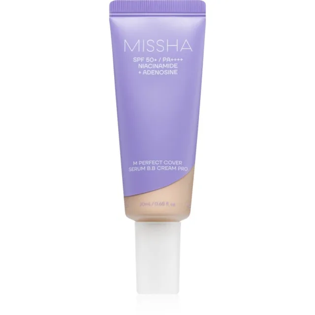 Missha M Perfect Cover Serum BB Cream Pro BB krém pro bezchybný a sjednocený vzhled pleti SPF 50+ odstín #17 20 ml