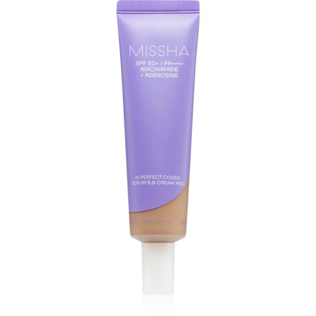 Missha M Perfect Cover Serum BB Cream Pro BB krém pro bezchybný a sjednocený vzhled pleti SPF 50+ odstín #33 50 ml
