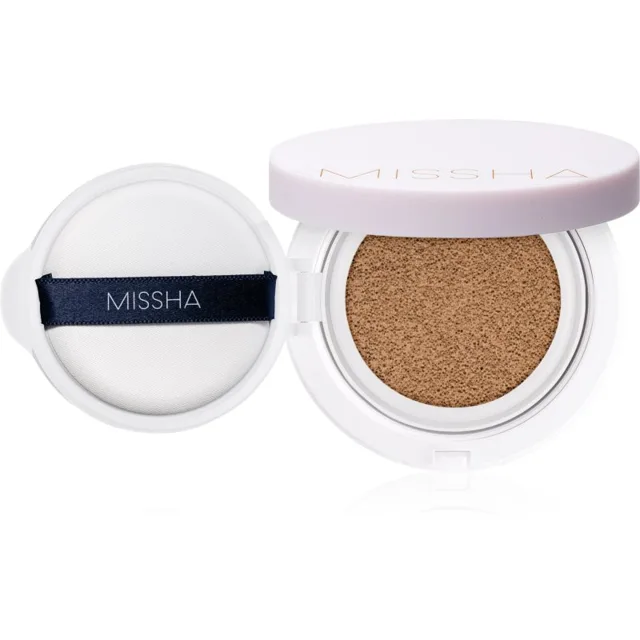 Missha Magic Cushion Cover Lasting dlouhotrvající make-up v houbičce SPF 50+ odstín #25 Warm Beige 15 g
