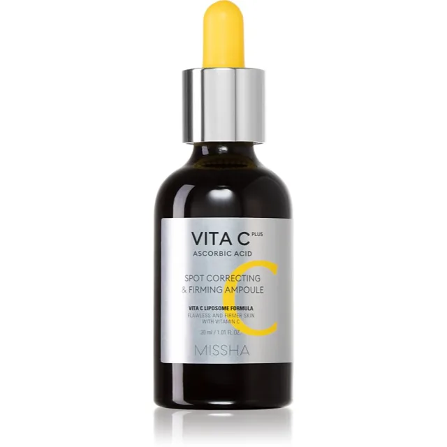 Missha Vita C Plus antioxidační zpevňující pleťové sérum proti pigmentovým skvrnám 30 ml