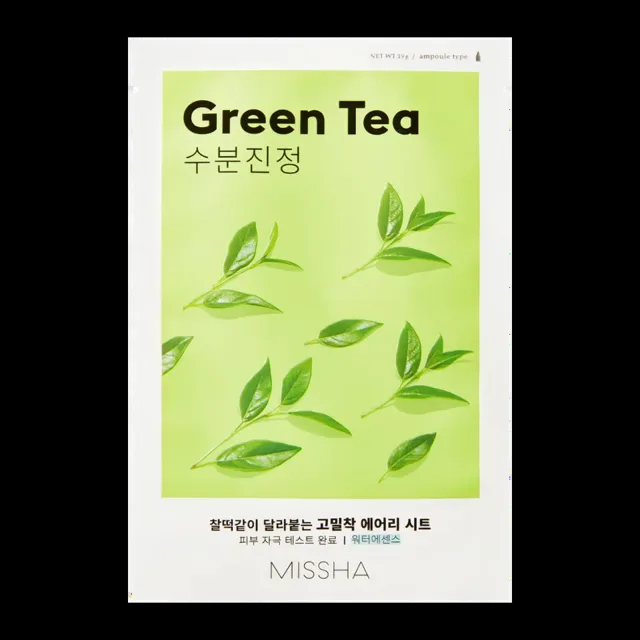 Missha Zklidňující pleťová maska Green Tea 19 g