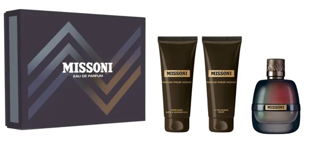 Missoni Missoni Pour Homme - EDP 100 ml + balzám po holení 100 ml + sprchový gel 100 ml