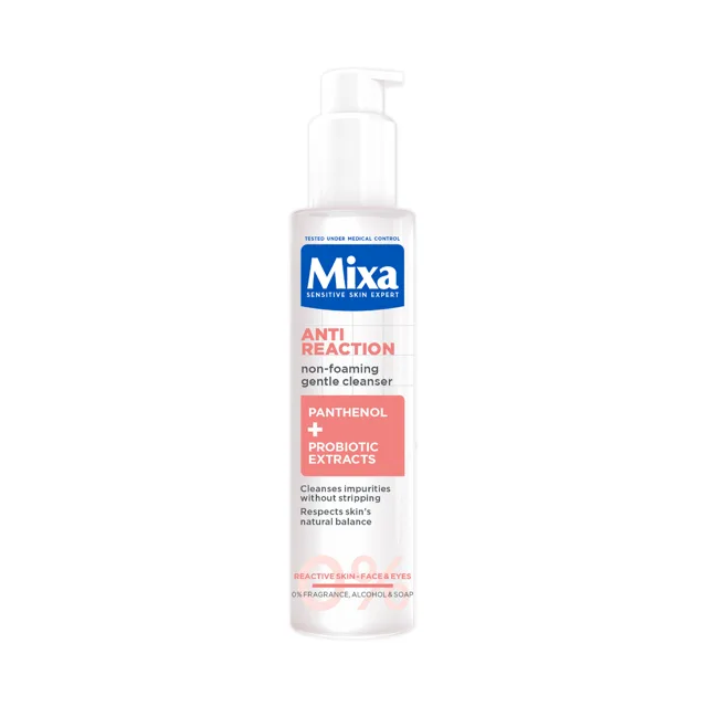 Mixa Anti-Reaction zklidňující nepěnivý čisticí gel 150 ml