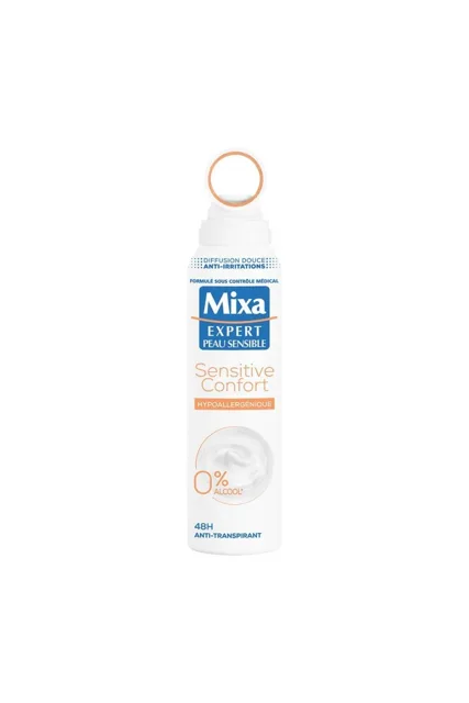 Mixa Dámský antiperspirantový deodorant Sensitive Comfort Hypoallergenic 150 ml