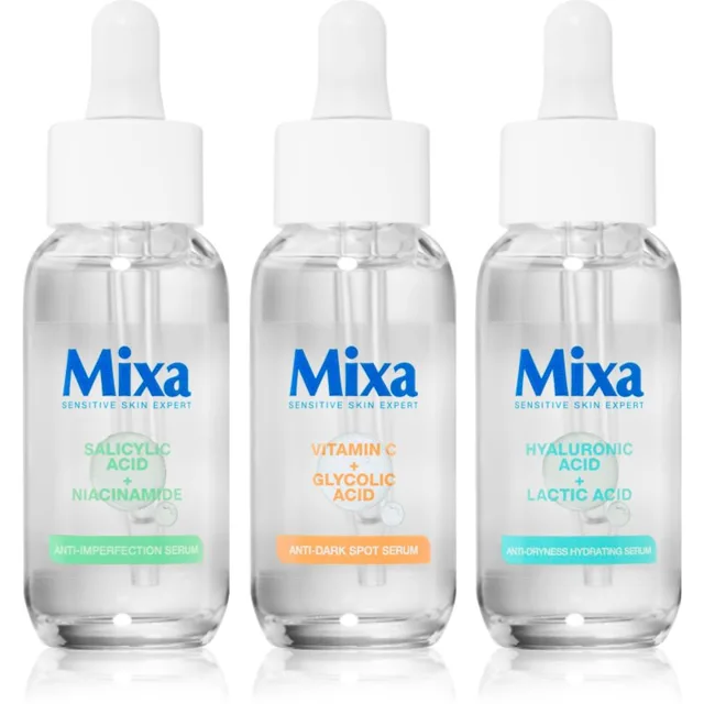 Mixa Sensitive Skin Expert Set sada pro péči o pleť 3x30 ml
