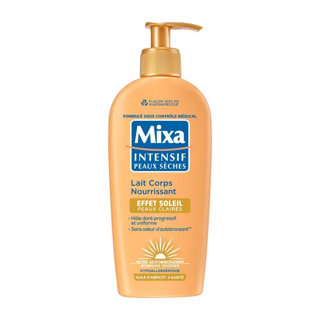 MIXA Výživné tělové mléko  pro světlou pleť 250ml