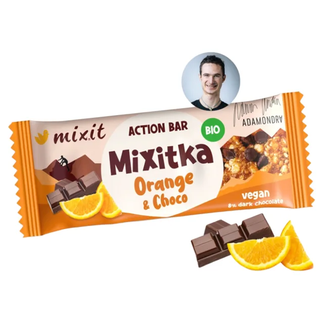 MIXIT Action mixitka Adama Ondry pomeranč a čokoláda BIO 34 g