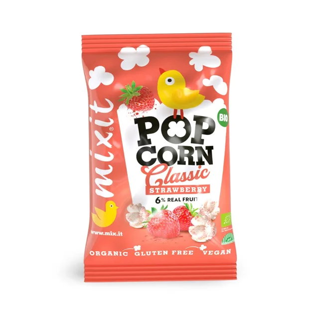 Mixit BIO popcorn do kapsy Jahoda 13 g