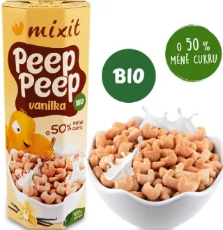 Mixit Cereálie Peep Peep - Vanilka do kapsy 25 g